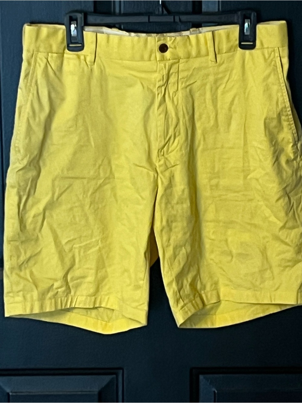 Polo by Ralph Lauren Bright Yellow Flat-Front Chino Shorts